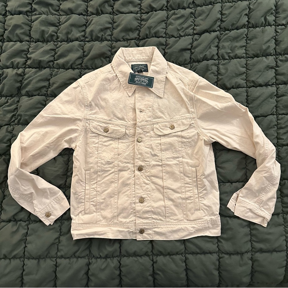 Ralph Lauren Polo Bear Embroidered Denim Jacket | Medium | New w/ Tags $298